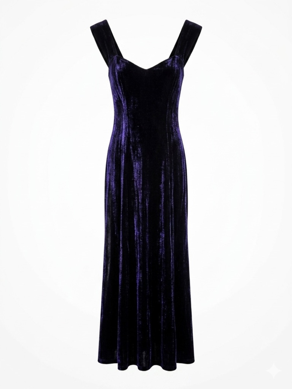 Elegant Dark Purple Black Goth Formal Dress